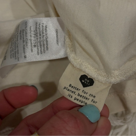 Madewell Coastal Drive Softfade Cotton Oversized Tee SOLD OUT Woman’s Size 1X - Picture 10 of 14